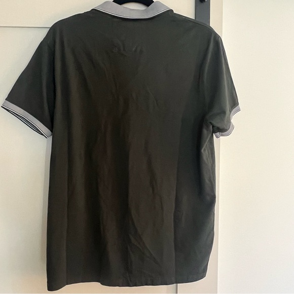 Mens Dark Green Cactus Man Polo Large - Picture 7 of 9